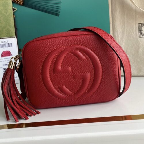 Women cross body bag / red