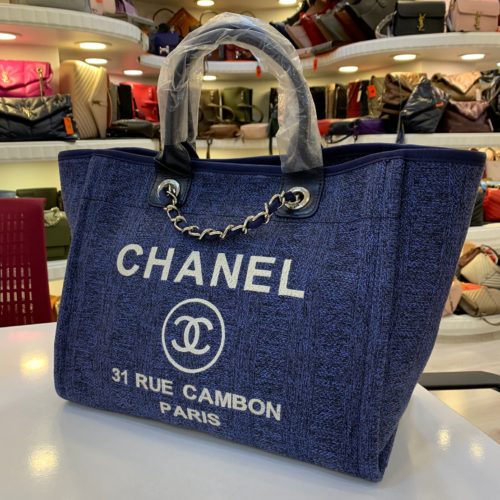 Tote  Bag Canvas Blue / in stock ready to ship