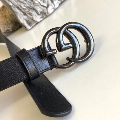 GG women Leather Belts black