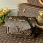 Brown Monogram Chain  Bag