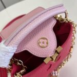 Pink mini top Handel bag