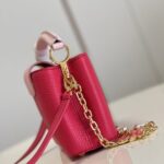 Pink mini top Handel bag