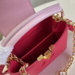 Pink mini top Handel bag