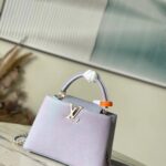 CAPUCINES LEATHER HANDBAG