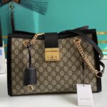 Black Medium Supreme Padlock Tote