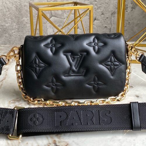 Wallet on Strap Black