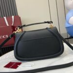 Black small Leather Blonde Bag