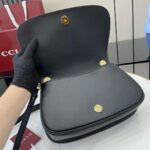 Black small Leather Blonde Bag